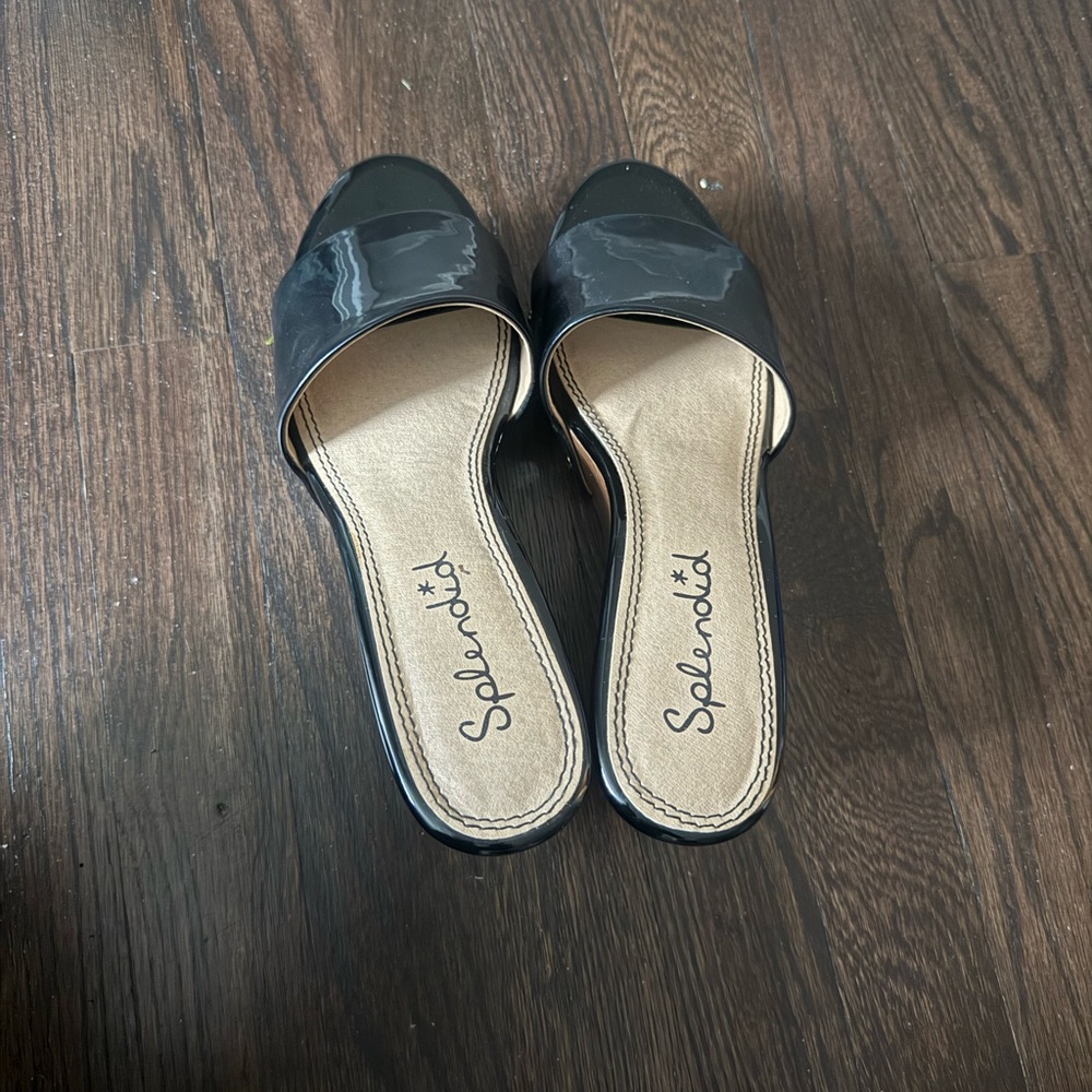 Splendid Black Women's Slide Sandals
